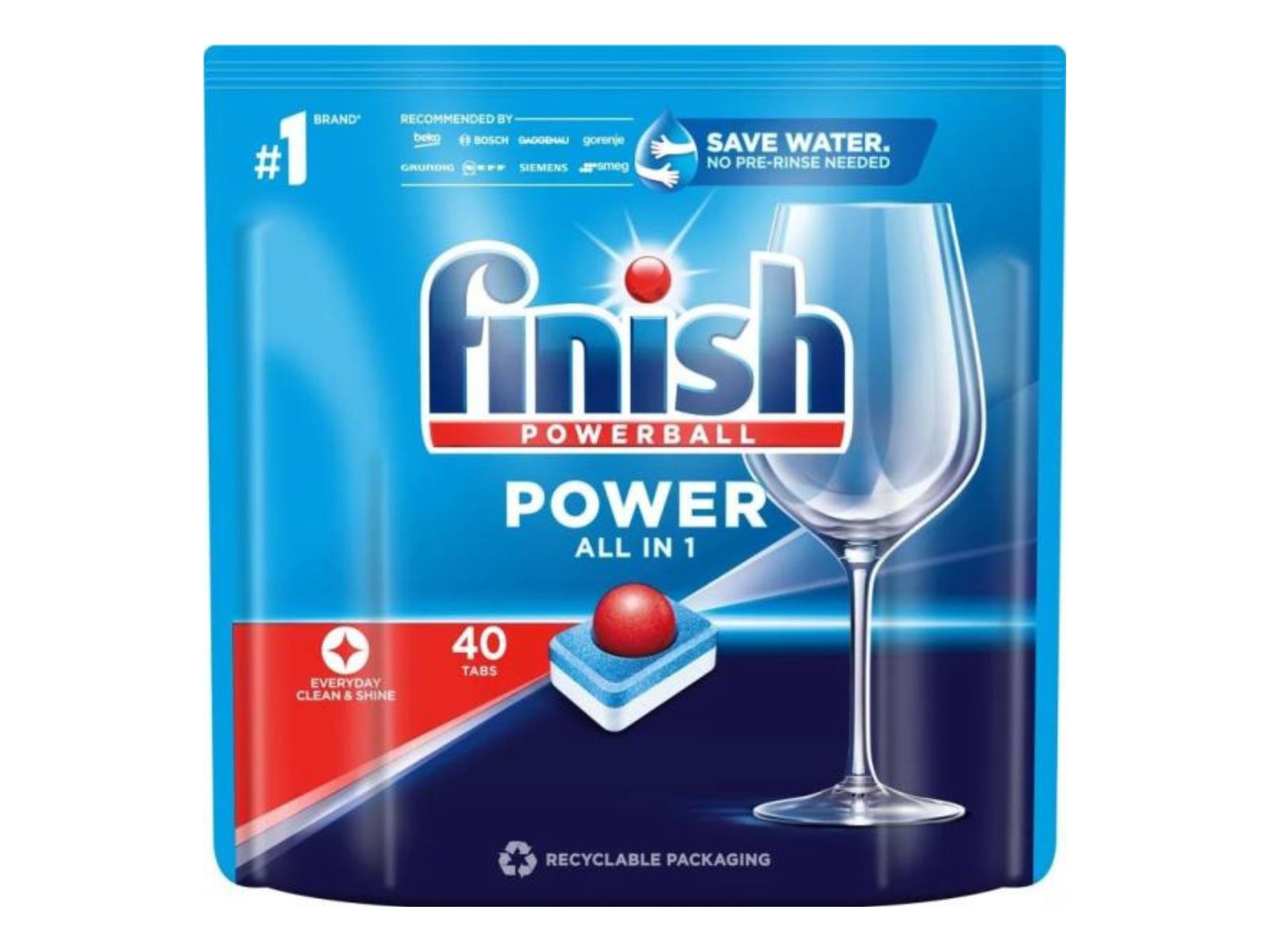 Finish Power All In 1 tabletki do zmywarek 40 szt.
